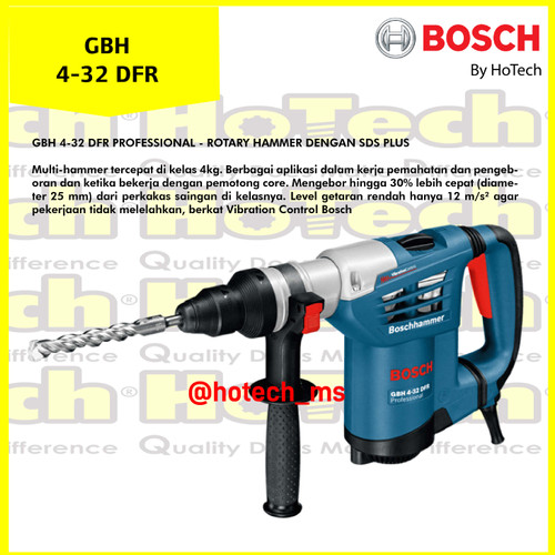[EZM.5601764] BOSCH | GBH 4-32 DFR | Rotary Hammer dengan SDS-plus Bosch