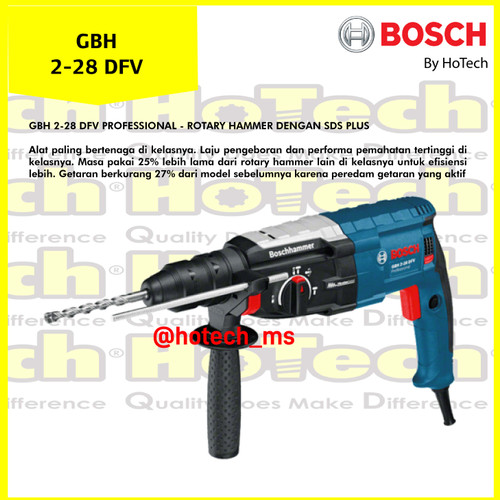 [EZM.5601766] BOSCH | GBH 2-28 DFV | Rotary Hammer dengan SDS-plus Bosch