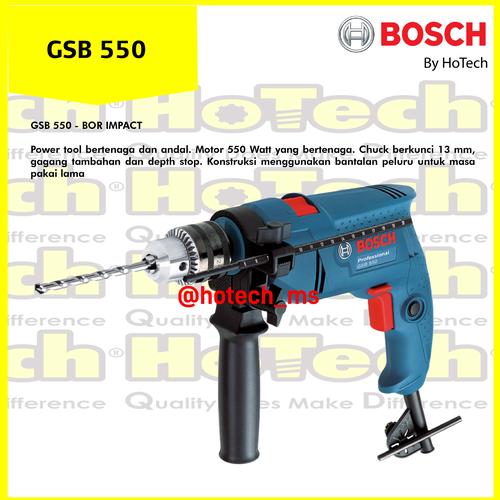 [EZM.5601767] BOSCH GSB 550 | MESIN BOR TEMBOK 13mm | Bosch Impact Drill GSB 550