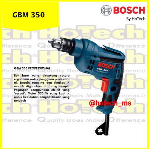 [EZM.5601775] Bosch Hand Drill | GBM 350 | GBM350 Mesin Bor
