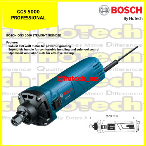 [EZM.5601780] Bosch GGS 5000 | GGS5000 | Straight Grinder  Machine