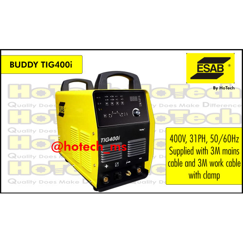 [EZM.5601810] ESAB Buddy TIG 400i | GTAW Welding Machine | Fabricator ET 410iP