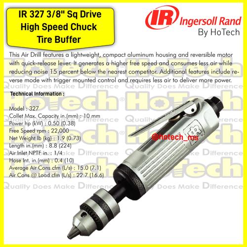 [EZM.5601849] Ingersoll Rand | IR 327 | High Speed Chuck Tire Buffer 3/8" Sq Drive