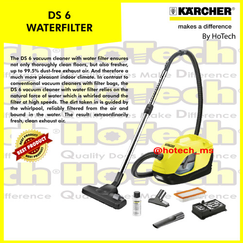[EZM.5601859] Karcher DS 6 | DS6 Water Filter Vacuum Cleaner With HEPA Filter