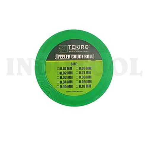 [EZM.5200074] ALAT UKUR CELAH KLEP 0.07mm x 13mm x 5M / FEELER GAUGE ROLL TEKIRO