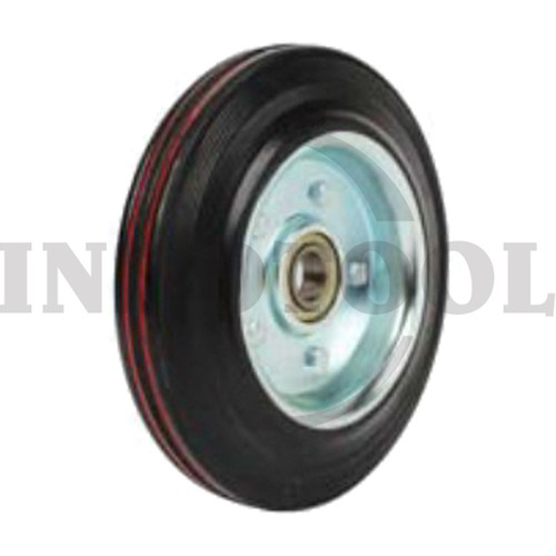 [EZM.5200236] RODA TROLI 6" KARET / RUBBER SINGLE WHEEL FOR TROLLEY 6 " - 130kg ROHA