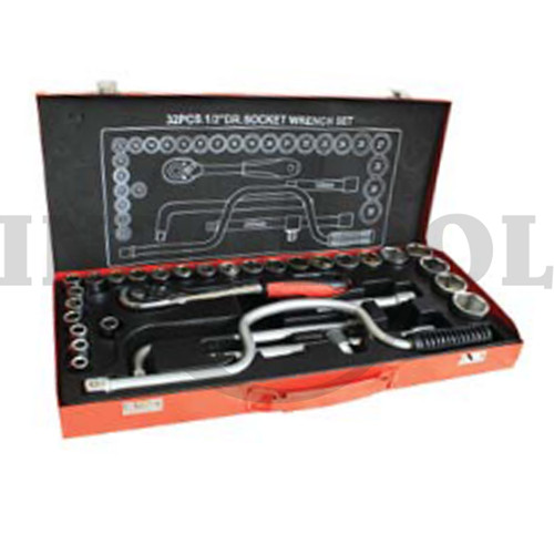 [EZM.5200237] 32 PCS 1/2" DR. SOCKET WRENCH SET TK-102 , 6PT 0 MAXPOWER