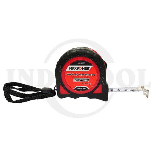 [EZM.5200277] Meteran 5M x 19mm / Abs Body Tape Measure 5M x 19mm MAXPOWER