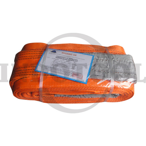 [EZM.5200444] TALI ANGKAT WEBBING SLING, TRIPLE PLY (7:1) 15T, 10M x 300mm SHUANG GE