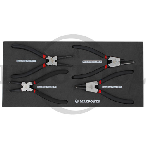[EZM.5200486] 4 PCS TOOL SET TANG SNAP RING 7" /TANG SNAP RING 18.5x39.5 CM MAXPOWER