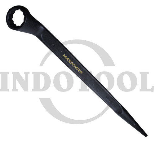 [EZM.5200491] KUNCI RING SINGLE BLACK 41 x 490MM / TAIL BOX END WRENCH MAXPOWER