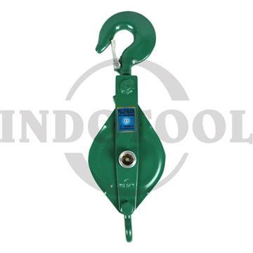 [EZM.5200586] PULLEY BLOCK SINGLE SHEAVE WITH HOOK 6 " 2 TON