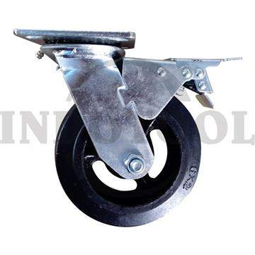 [EZM.5200599] RODA 4 " (REM) / RODA TROLI/ RODA GEROBAK / RUBBER CASTER HEAVY DUTY