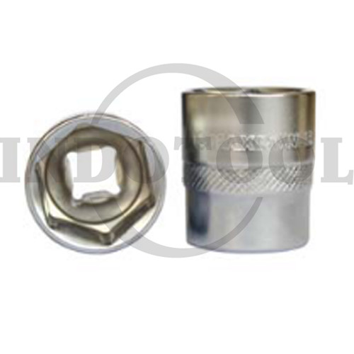 [EZM.5200874] MATA SOCK / KUNCI SOCK /SOCKET 3/8" DRIVE 6 PT SATIN CRV 22MM MAXPOWER