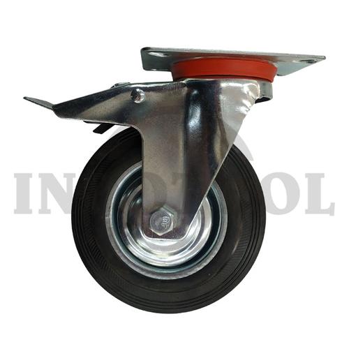 [EZM.5200931] RODA 10 " (REM) / RODA TROLI/ RODA ETALASE/ RODA GEROBAK/RUBBER CASTER
