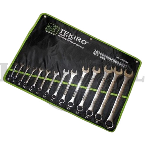 [EZM.5201518] 14 PCS KUNCI RING PAS SET 8-32MM / COMBINATION WRENCH SET TEKIRO