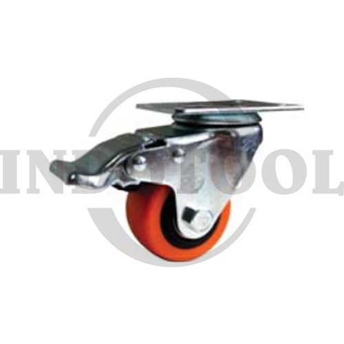 [EZM.5201577] RODA 2.5 " (REM) / RODA TROLI / RODA ETALASE/ RODA GEROBAK PVC CASTER