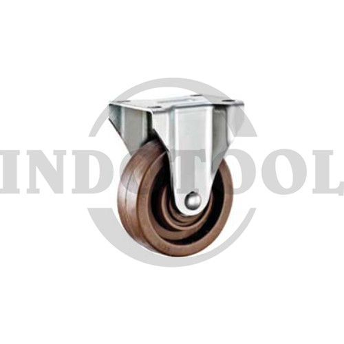 [EZM.5201643] Roda Tahan Panas Phenolic 5" Mati Kapasitas 130kg ROHA