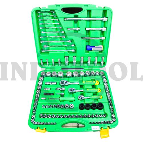 [EZM.5201682] 120 PCS, 1/4",3/8"&1/2" DR. SOCK.WRENCH SET, 6PT 0 TEKIRO