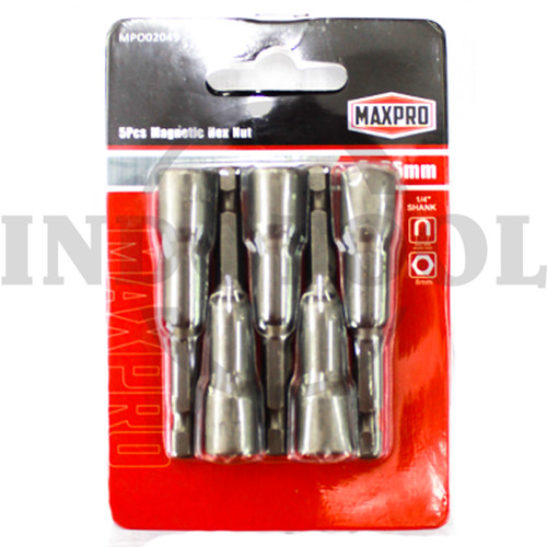[EZM.5201761] 5 PCS MATA BOR SOK BAJA RINGAN / KUNCI ROOFING MAGNETIC HEX NUT 8X65MM