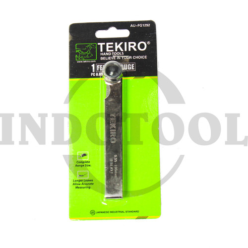 [EZM.5202515] 13 PCS FEELER GAUGE 0.05 - 1.0mm TEKIRO