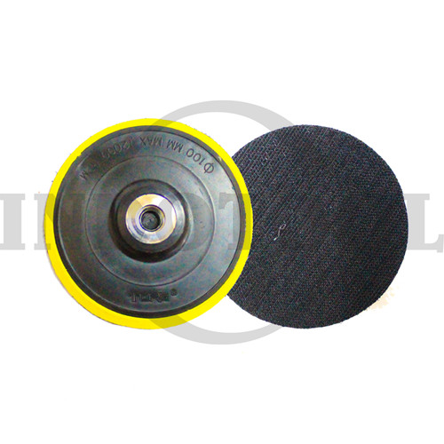 [EZM.5202614] VELCRO PAD 4" / TATAKAN AMPLAS BULAT 4 INCH PEREKAT AMPLAS TORA
