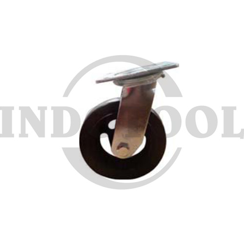 [EZM.5202655] RODA ETALASE / TROLI 6" (PUTAR) KARET / RUBBER CASTER HEAVY DUTY ROHA