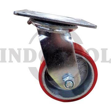 [EZM.5202793] RODA 6 " / RODA TROLLEY / TROLI / RODA ETALASE (BERPUTAR) PU CASTER