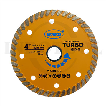 [EZM.5202893] Mata Potong Beton 4 inch Diamond Wheel 4" Turbo King 105x1.8x10x20/16mm MORRIS