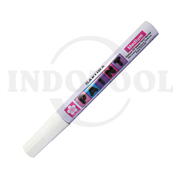 [EZM.5202902] Spidol Penanda Paint Marker (Medium Point) Putih XPMK-B#50 SAKURA