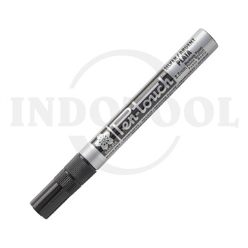 [EZM.5202903] Spidol Putih Pen Touch Medium Point Silver 41502 SAKURA