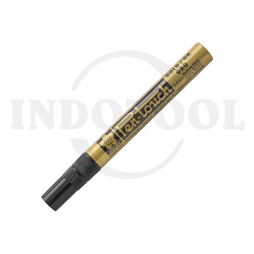 [EZM.5202905] Spidol Putih Pen Touch Medium Point Gold 41501 SAKURA