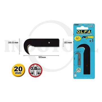 [EZM.5202952] ISI ULANG MATA PISAU REFILL HOB-1 / SPARE BLADE HOOK CUTTER OLFA