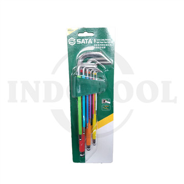[EZM.5203591] 9 Pcs Kunci L Ball Point Extra Panjang SATA