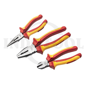 [EZM.5203625] Tang Listrik Set 3 Pcs VDE Insulated Pliers SATA