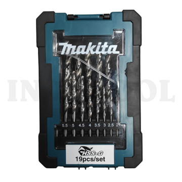 [EZM.5203755] 19 PCS HSS-G METAL DRILL BIT D-67549 MAKITA