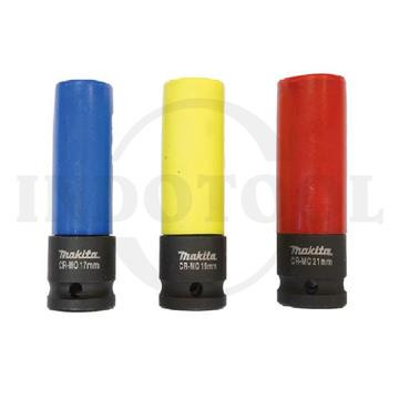 [EZM.5203770] 3 PCS IMPACT DEEP SOCKET FOR WHEEL NUT E-12354 MAKITA