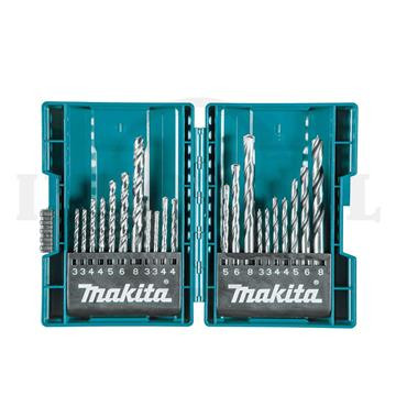 [EZM.5203772] 21 PCS ASSORTED METRIC DRILL BIT SET B-44884 MAKITA
