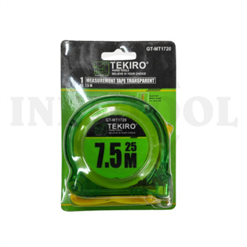 [EZM.5204371] METERAN TRANSPARANT / MEASURING TAPE (TRANSPARENT) 7.5M TEKIRO
