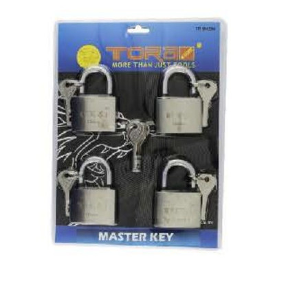 [EZM.5205075] 4 PCS GEMBOK PENDEK MASTER / PADLOCK MASTER KEY 60mm SHORT TORA