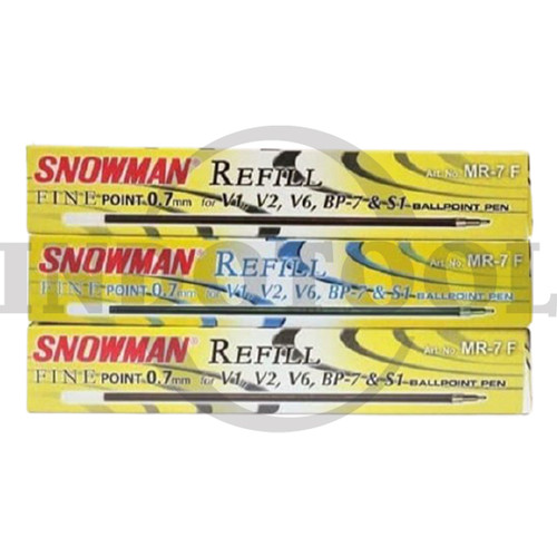 [EZM.5205120] REFILL PEN HITAM SNOWMAN