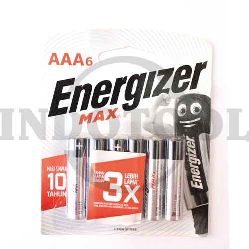 [EZM.5205286] BATTERY ALKALINE MAX E92 AAA BP6 MAX ENERGIZER