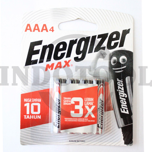 [EZM.5205291] BATTERY ALKALINE MAX E92 AAA BP4 MAX ENERGIZER