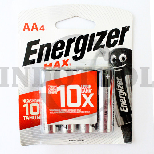 [EZM.5205299] BATTERY ALKALINE MAX E91 AA BP4 MAX ENERGIZER