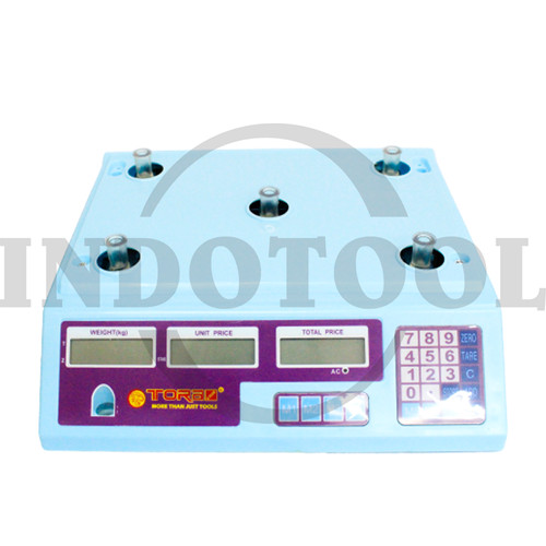 [EZM.5205949] TIMBANGAN DIGITAL / ELECTRONIC SCALE DIGITAL NEW BLUE 30KG TORA