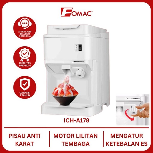 [EZO.5200006] Fomac ice planer ICH-A178 mesin serut es