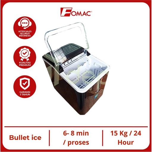 [EZO.5200016] NEW GEN Ice Cube Maker Es Kristal 15 Kg Per 24 Jam 120 Es Rumah