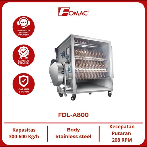 [EZO.5200021] FOMAC Fowl Depilator FDL-A800 Mesin pencabut bulu ayam
