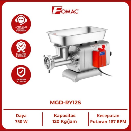 [EZO.5200042] FOMAC Meat Grinder MGD-RY12S