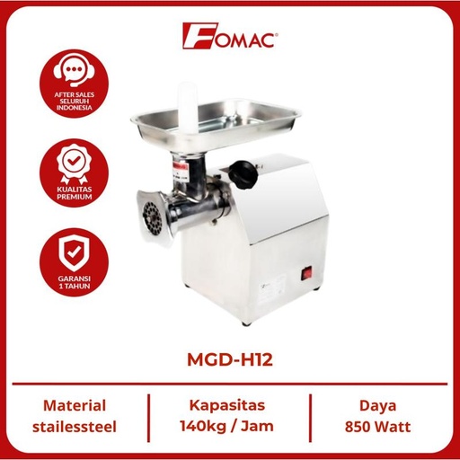 [EZO.5200048] Mesin Penggiling Daging Meat Grinder MGD-H12 FOMAC